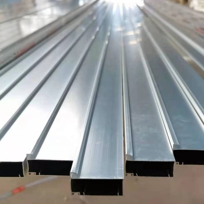 Kedap Suara T5 6063 Profil Aluminium Dapur Silver Glossy Polishing