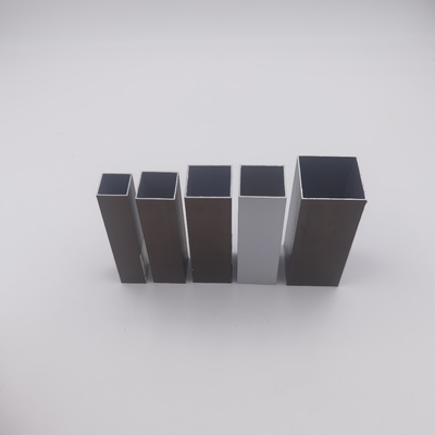 Profil Tabung Aluminium Ekstrusi ISO 14001 Bulat Persegi Panjang 40 x 40