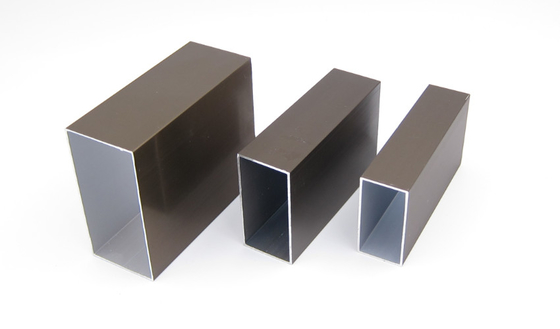 Profil Tabung Aluminium Argentina Uruguay Dilapisi Bubuk Seri 6000