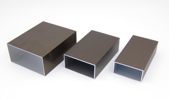 Mill Finish 40x40 Aluminium Extrusion Profile Pipa Persegi Anti Korosi