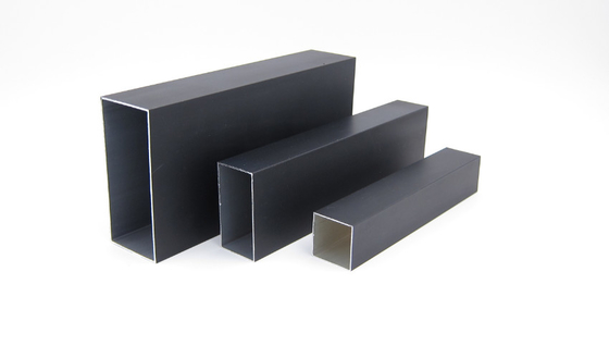 Mill Finish 40x40 Aluminium Extrusion Profile Pipa Persegi Anti Korosi