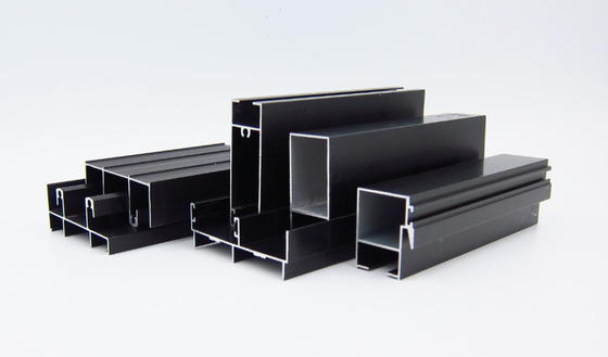 6000 Series T5 Aluminium Alloy Extrusions Square Shape Untuk Windows