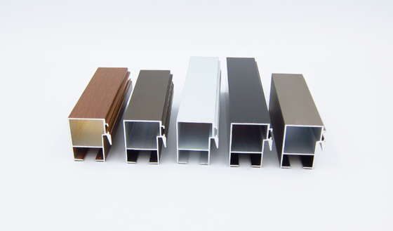 Lockstyle Rectangular Aluminium Extrusion Anodising Untuk Jendela Geser 2507
