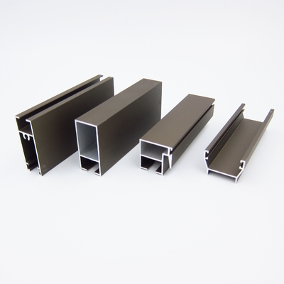 T3 T4 T5 6063 Profil Jendela Aluminium Anodized Isolasi Panas