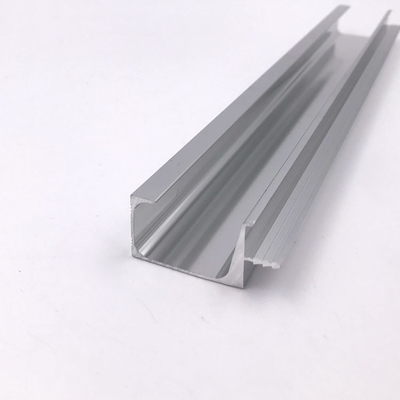 G Shape Aluminium Trim Profiles silver polishing Dekoratif Tepi