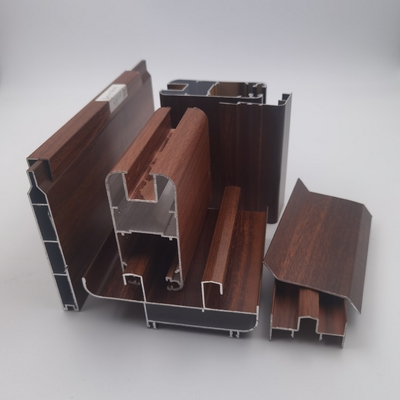Profil Tabung Aluminium Butir Kayu Seri 6063
