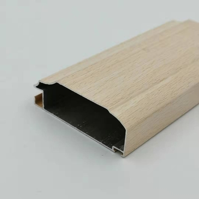 Libya T5 6063 Profil Aluminium Finish Kayu Untuk Lemari Dapur