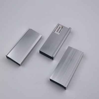 Kabinet Dapur Libya Profil Aluminium Anodized Dengan Silver Glossy