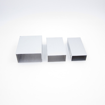 T5 6063 Bagian Persegi Profil Tabung Aluminium Dilapisi Bubuk