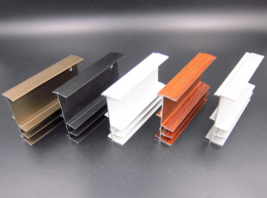6063 T5 Bingkai Jendela Aluminium Anodized Linea25