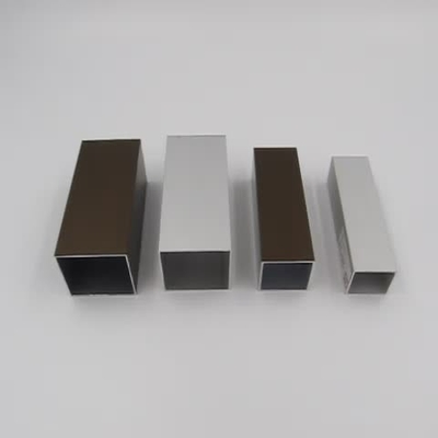 Ekstrusi Bingkai Kaca Aluminium Bolivia Argentina untuk Pintu Jendela