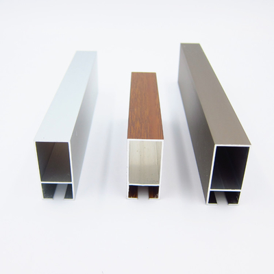 6063 T5 Rectangular Aluminium Profile Window Aluminium Extrusions