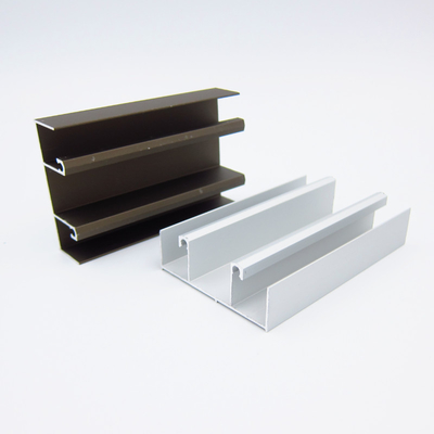 T4 T5 T6 Jendela Profil Aluminium Ekstrusi Aluminium Anodisa