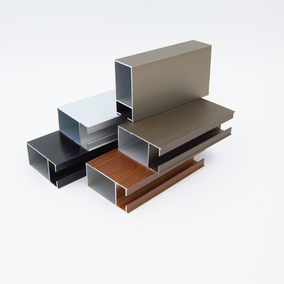 Chili Aluminium Sliding Window Channel 6063 Aluminium Ekstrusi
