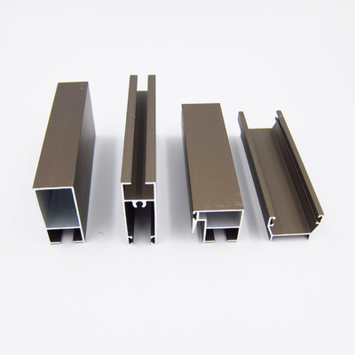 Chili Aluminium Sliding Window Channel 6063 Aluminium Ekstrusi