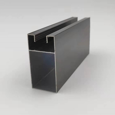 Nigeria 6063 T5 Profil Aluminium Anodized Untuk Jendela Geser