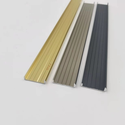 16.3mm U Bentuk 6063 T5 Aluminium Trim Profiles Dekoratif Tile Edging