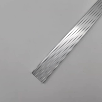 20.5mm U Shape Aluminium Profile Polishing Lebar 20.5mm Tinggi 5mm
