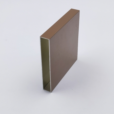 0.5mm Tebal T5 Aluminium Profil Dapur Dilapisi Bubuk