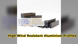 Profil Aluminium Bolivia 6063 T5 Tahan Angin Tinggi