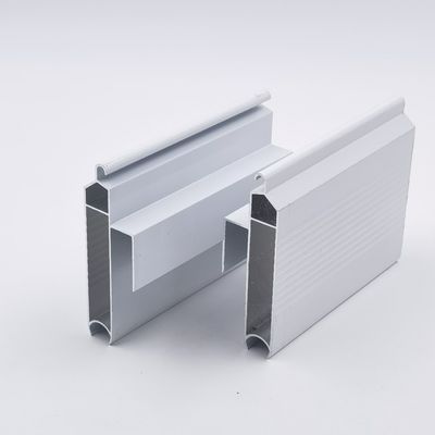 Harga bagus 6063-T5 Disesuaikan Aluminium Alloy Rolling Shutter Door Slat Dan Track Profiles Untuk Garasi on line