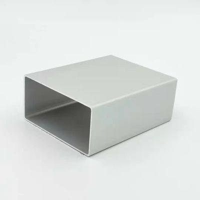 Harga bagus Profil Ekstrusi Alu 0.9mm 40X80 Tube Silver Matt Anodized Aluminium Profile on line