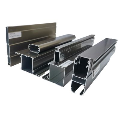 Harga bagus Champagne Anodized 6063 Grade Aluminium Profile untuk Pintu dan Jendela dengan Panjang 5,8 Meter on line
