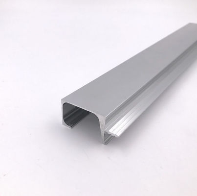 Harga bagus G Shape Aluminium Trim Profiles silver polishing Dekoratif Tepi on line