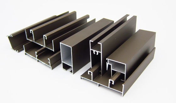 Harga bagus Kustom 6063 T5 Aluminium Sliding Window Profile frames Powder Coating on line