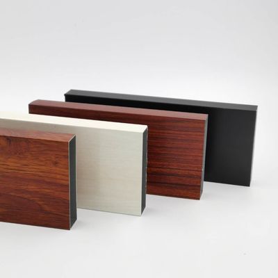 Harga bagus OEM Libya Aluminium Profil Dapur Ekstrusi Aluminium Butir Kayu on line