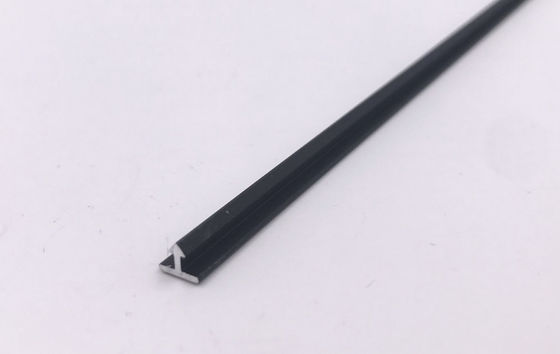 Harga bagus 6mm T Bentuk Aluminium Trim Ekstrusi Perak anodized Toleransi 0.12mm on line