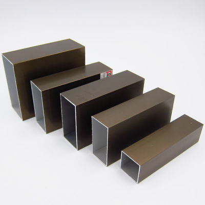 Harga bagus T5 Anodized Angle Aluminium Square Pipe 6030 Tabung Baja Persegi Panjang on line