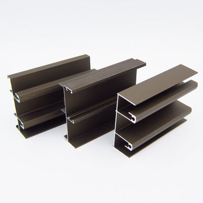 Harga bagus 6000 Series T8 Anodized Aluminium Window Profiles Powder Coated on line